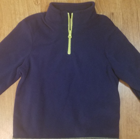 Size 4-5 Blue Fleece Pull Over - Picture 2 of 3